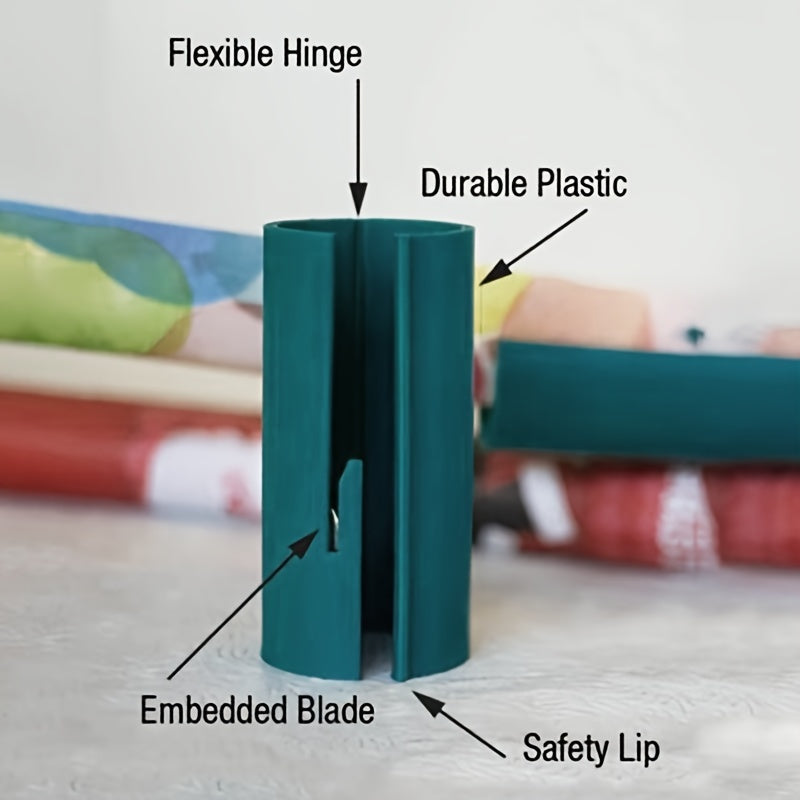 Easy-Glide Round Paper Cutter For Gift Wrapping - Perfect For Birthdays & Festivals, No Batteries Required Wrapping Paper For Gifts - Hiccupzz