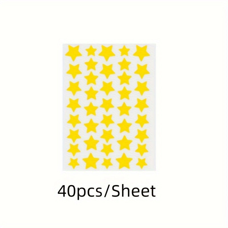 Vibrant Star-Shaped Plastic Appliques: 40/240 Count for DIY Crafts, Scrapbooking, and Party Decor - Reusable and Versatile - Hiccupzz