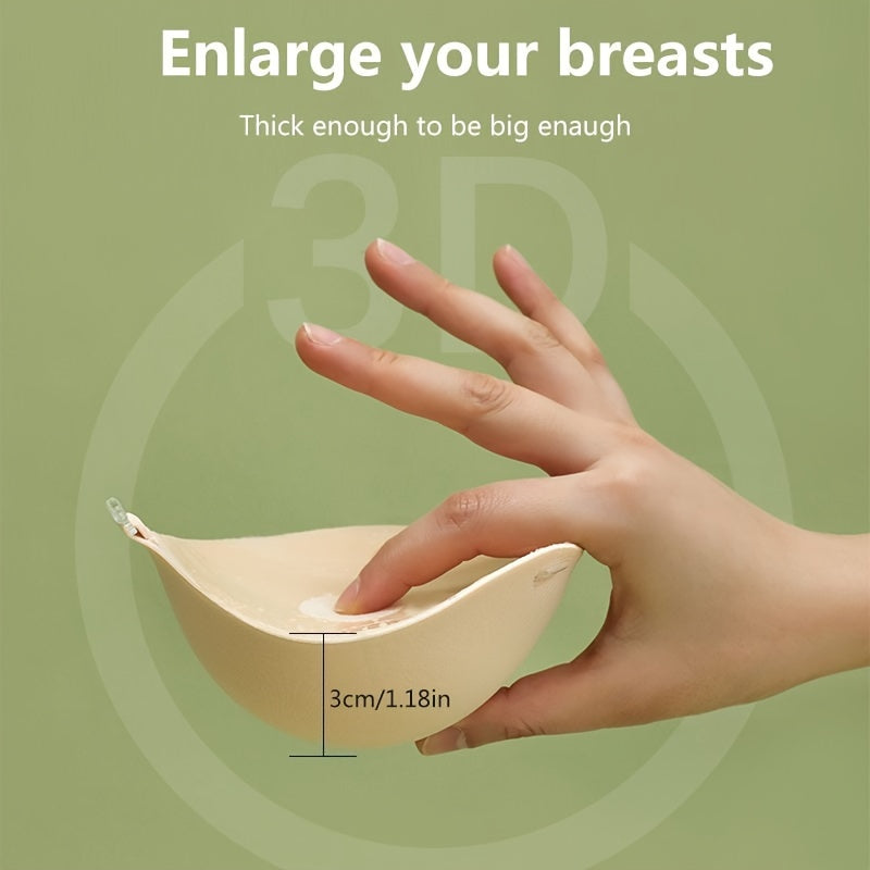 Strapless Reusable Breast Pasties - Invisible Self-Adhesive Nipple Covers for Women's Lingerie & Underwear - Comfortable and Discreet Solution for Lift and Coverage - Hiccupzz