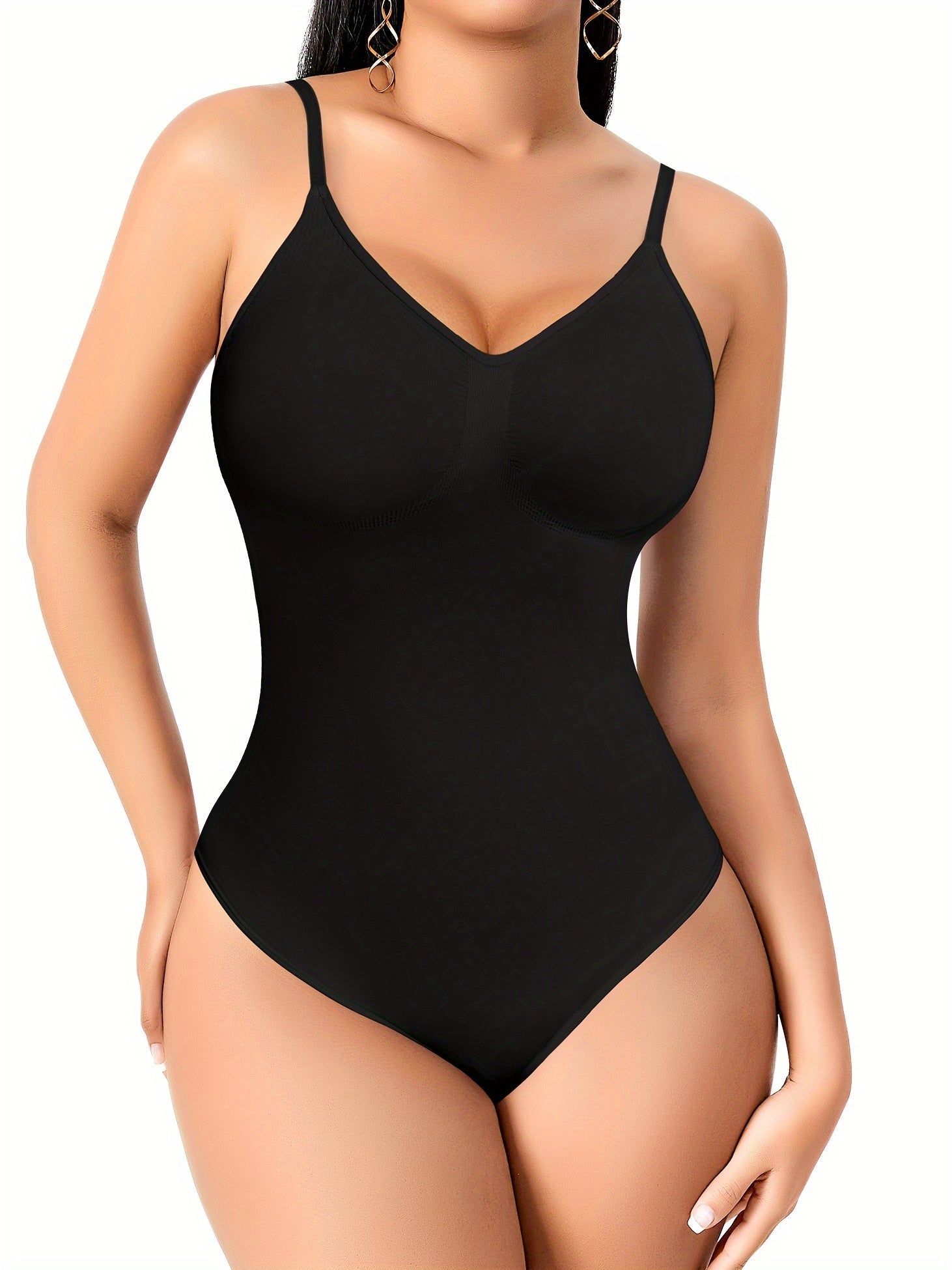 Slimming Shapewear Bodysuit for Women Tummy Control Sculpting Body Shaper Thong Bodysuit Shaping Tank Tops - Hiccupzz