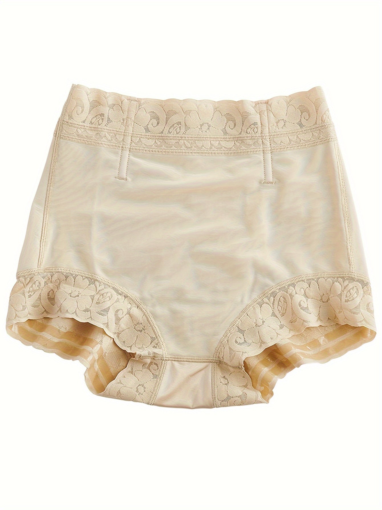Lace Trim Sculpting Panties, Comfy & Breathable Butt Lifting Panties, Women's Lingerie & Underwear - Hiccupzz