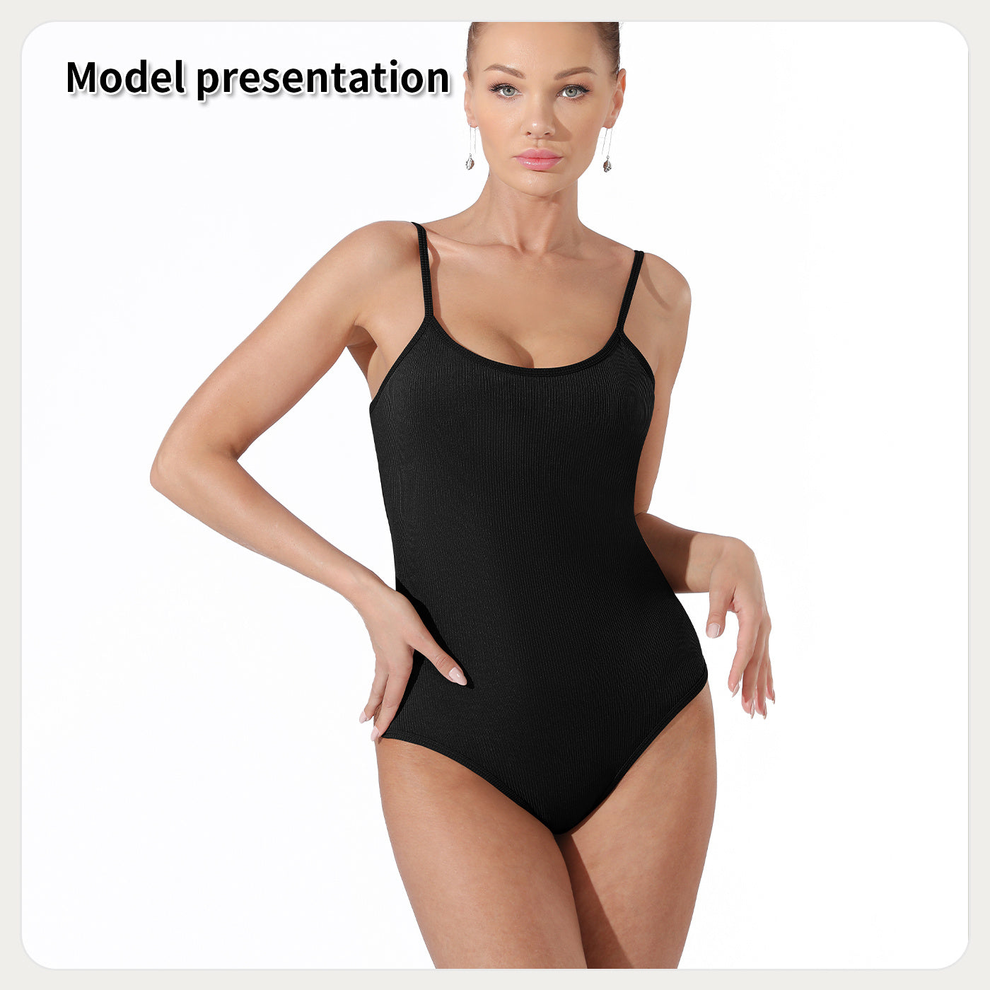 Women's Fashion Simple Solid Color Bodysuit - Hiccupzz