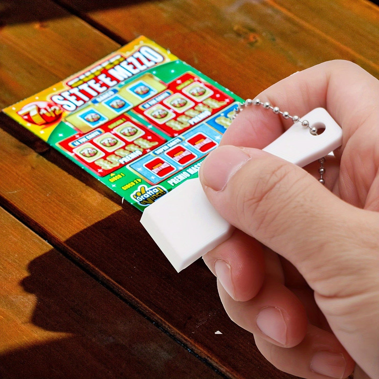 1/5/10 Pcs Lottery Scratchers Keychain – Lucky Gift for Parties, Events, and Celebrations (Set of 10) - Hiccupzz