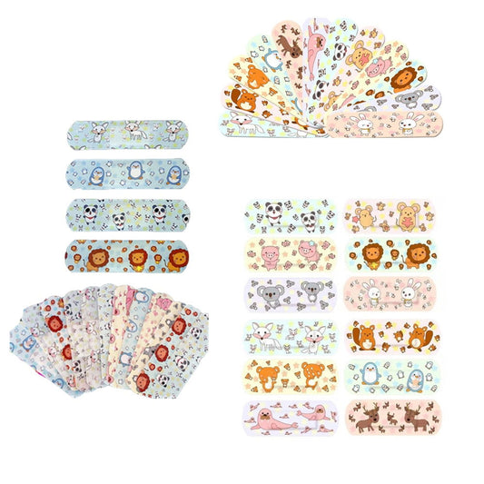 100/120/160 Pcs Waterproof Cute Cartoon Band Aid - Hiccupzz