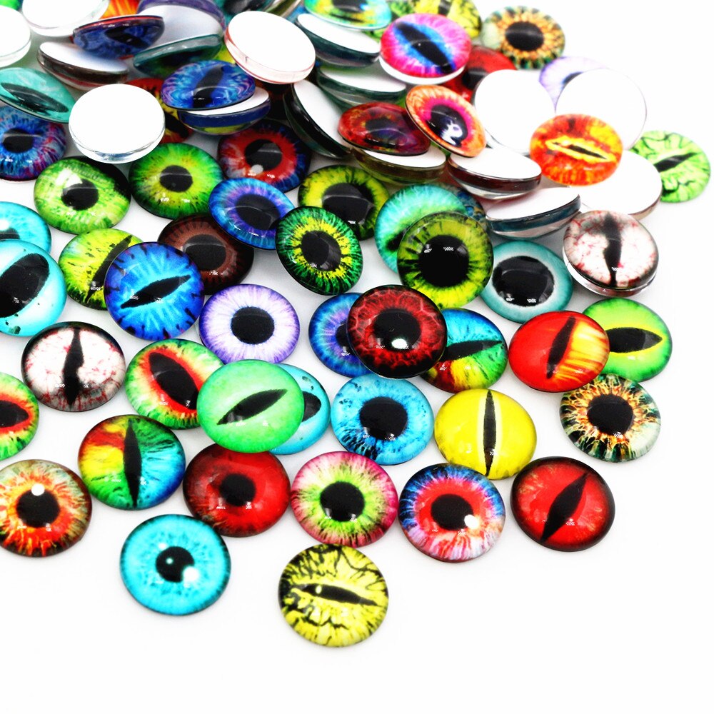 100 Pcs (50 pairs) Dragon Eyes, Cat Eye and etc. - Hiccupzz