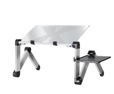 Laptop Table Stand With Adjustable Folding Ergonomic Design Stand - Hiccupzz