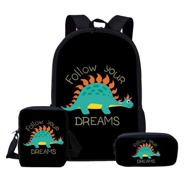European And American Cartoon Dinosaur Schoolbag - Hiccupzz