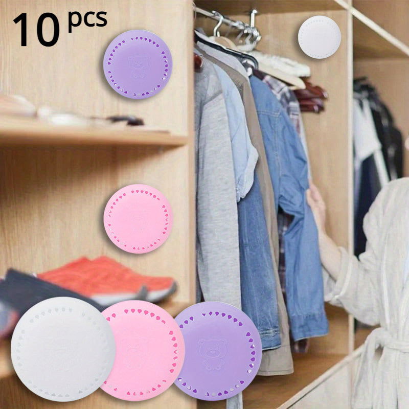 10 Pcs Long-Lasting Aromatherapy Air Fresheners with Extra Shell-Home, Car, Bathroom, Bedroom, Wardrobe - Hiccupzz