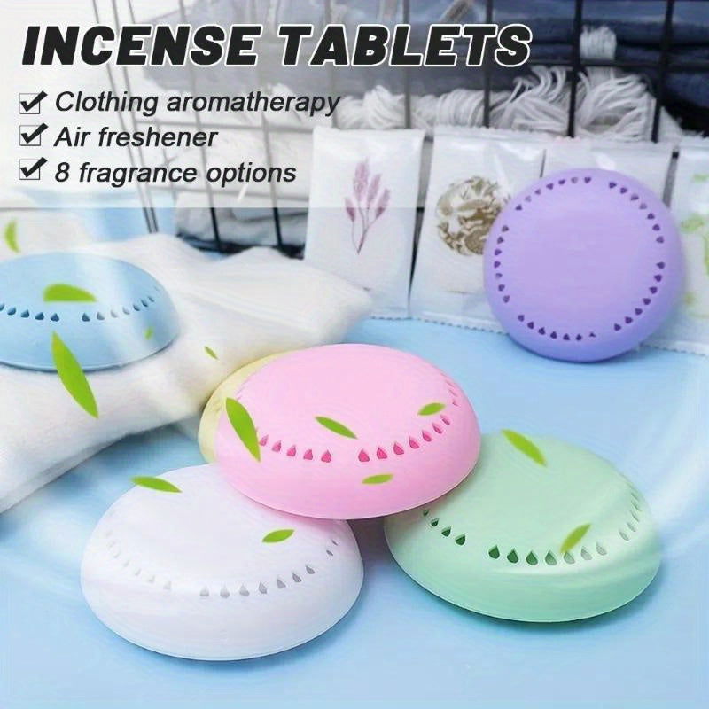 10 Pcs Long-Lasting Aromatherapy Air Fresheners with Extra Shell-Home, Car, Bathroom, Bedroom, Wardrobe - Hiccupzz