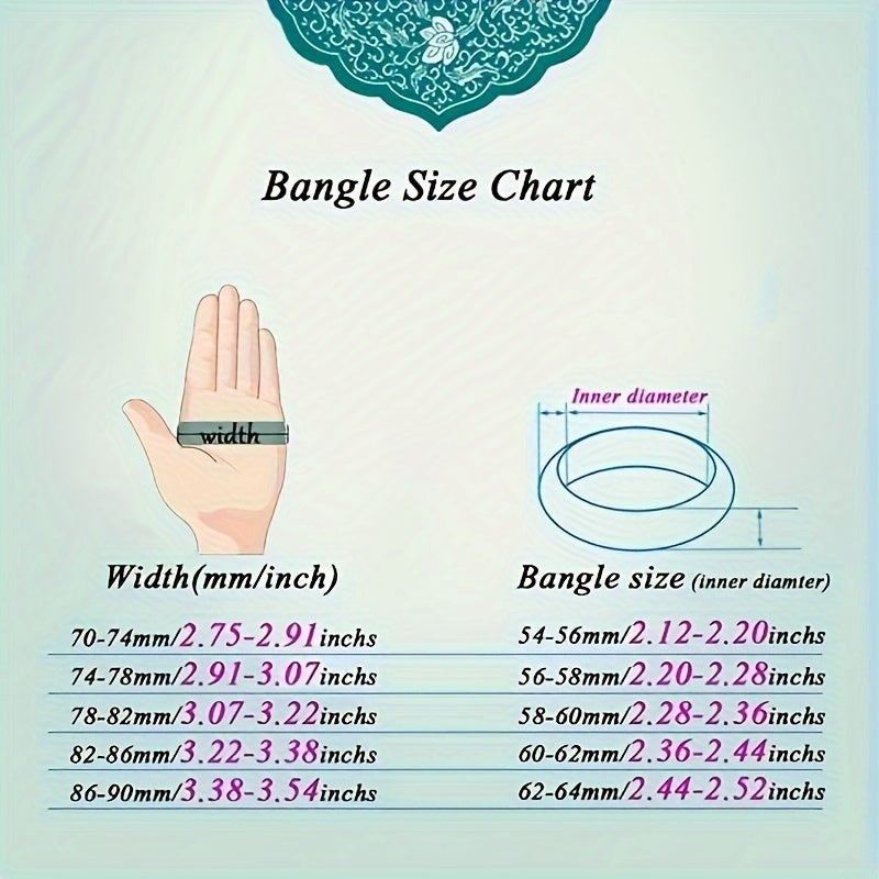 Natural Jade Bangle Bracelet For Women Men, Retro Chinese Style Bracelet - Hiccupzz