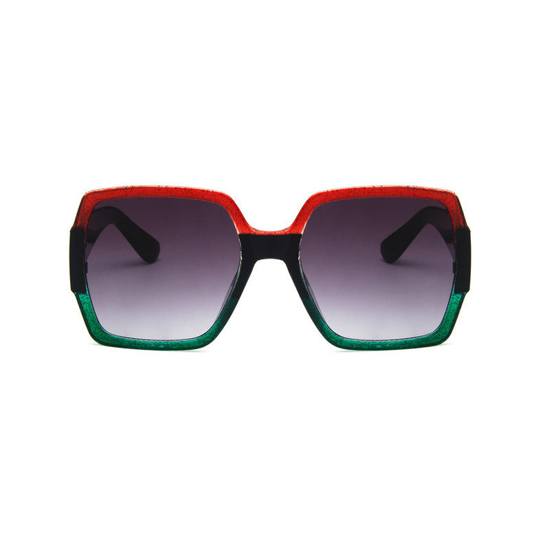 Colorful glitter sunglasses retro sunglasses - Hiccupzz