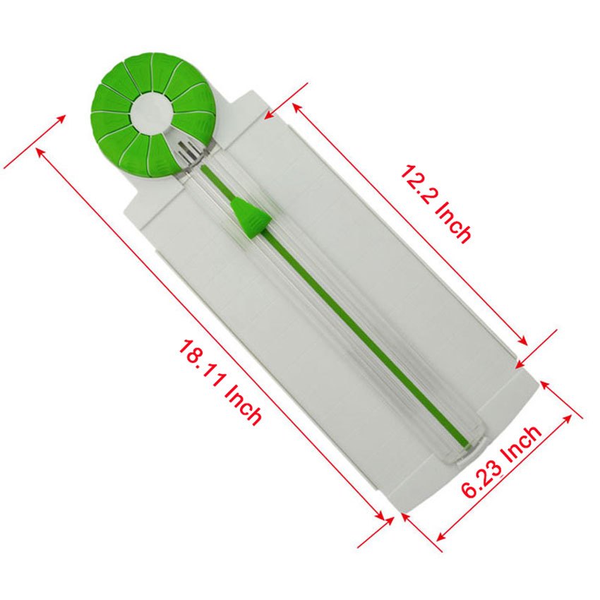 12-in-1 Multi-Function Paper Cutter and Creasing Machine with 360-Degree Rotating Cutter Head - Perfect for Hand-Cutting Cards and Art Projects - Hiccupzz