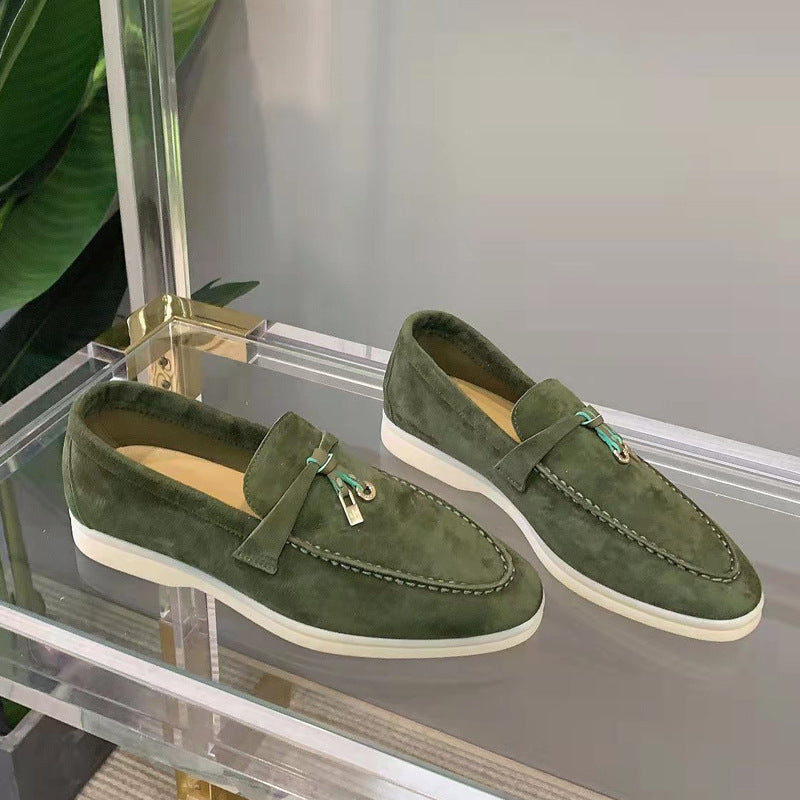 Versatile Casual Leather Women's Shoes - Hiccupzz