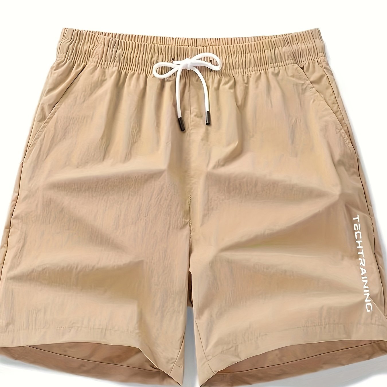 Men's Casual Loose Fit Active Shorts, Chic Letter Print Sports Shorts For Summer - Hiccupzz