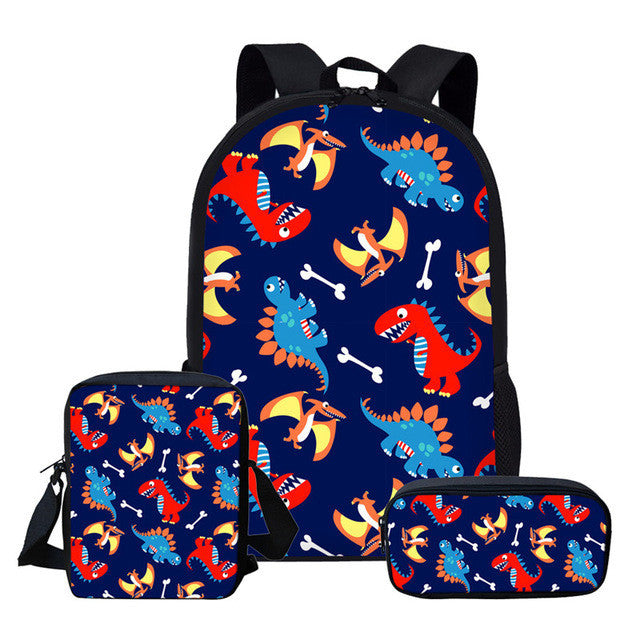 European And American Cartoon Dinosaur Schoolbag - Hiccupzz