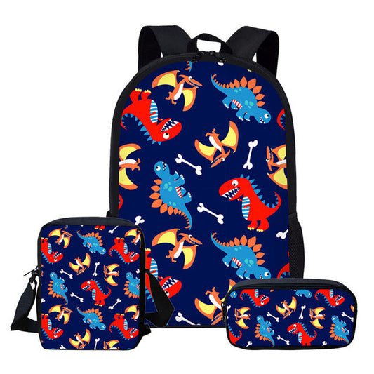 European And American Cartoon Dinosaur Schoolbag - Hiccupzz