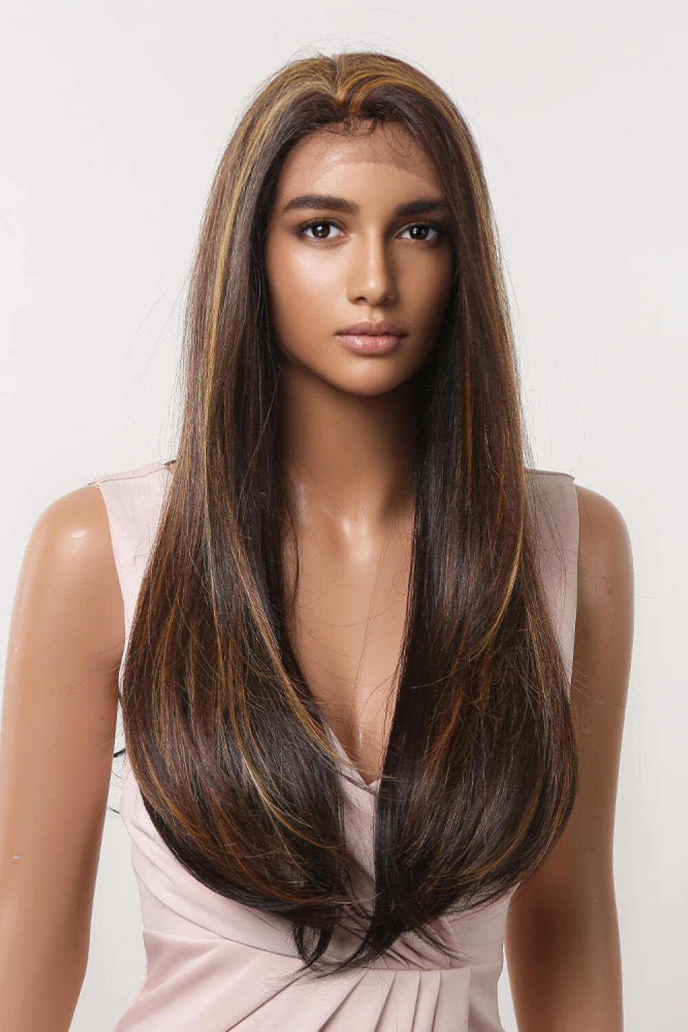 13*2" Lace Front Wigs Synthetic Long Straight 26" 150% Density - Hiccupzz