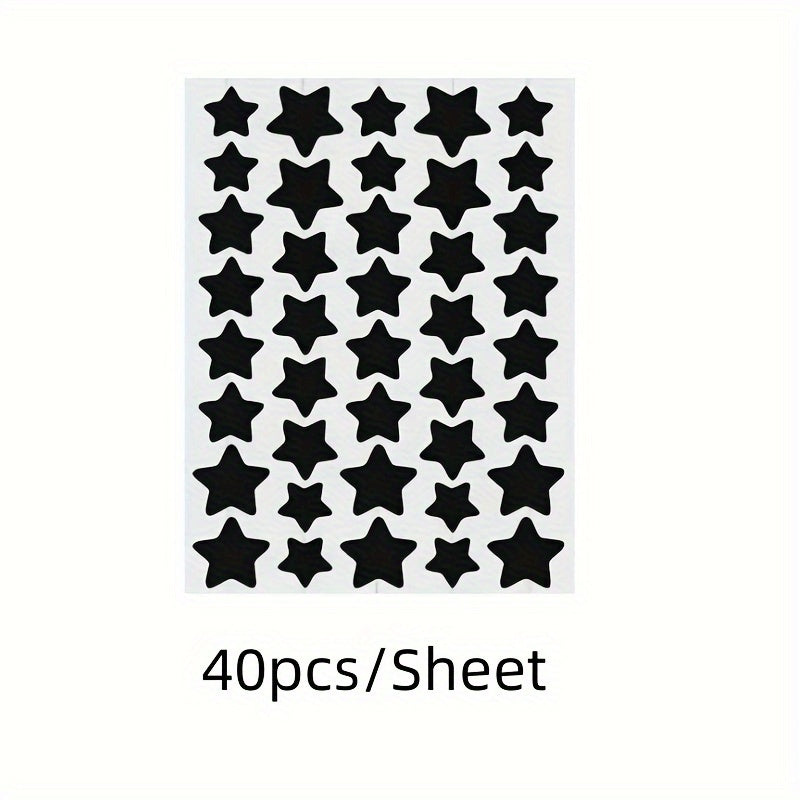 Vibrant Star-Shaped Plastic Appliques: 40/240 Count for DIY Crafts, Scrapbooking, and Party Decor - Reusable and Versatile - Hiccupzz