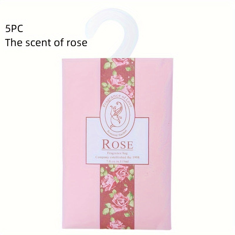 5pcs Hanging Perfume Wardrobe Sachet Sachet Wardrobe Mildew - Hiccupzz