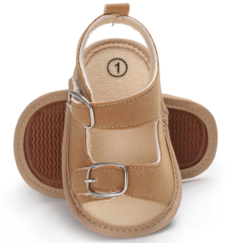 6-12 months handmade light baby sandals 0-1 soft bottom summer BB cloth baby toddler shoes - Hiccupzz