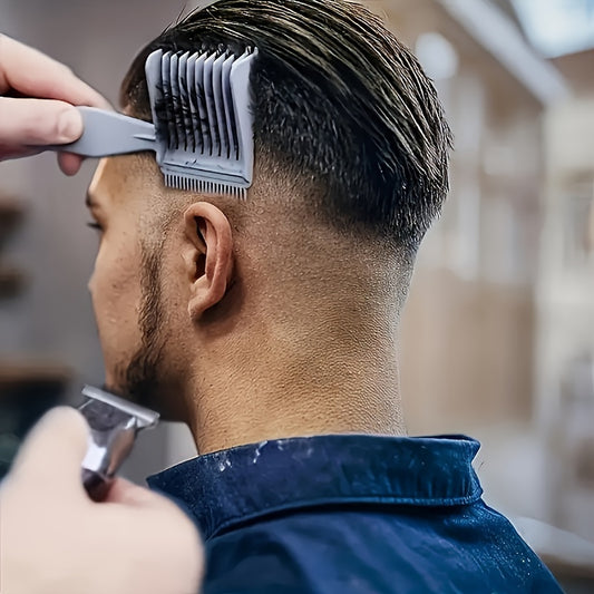 Men's Haircut Comb Set - 3pcs Professional Salon Combs for All Hair Types - Hiccupzz