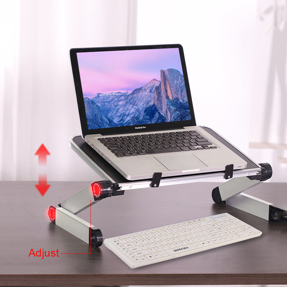 Foldable Laptop Stand Ergonomic Desk Tablet Holder - Hiccupzz