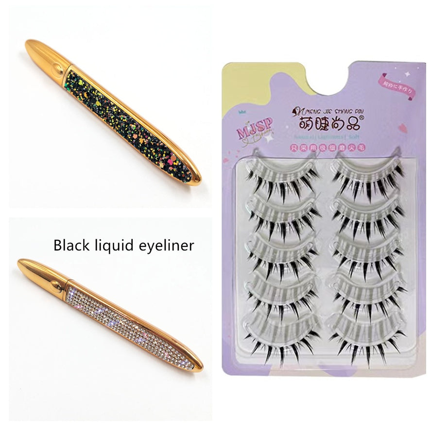 False Eyelashes Self-adhesive Eyeliner Multicolor - Hiccupzz