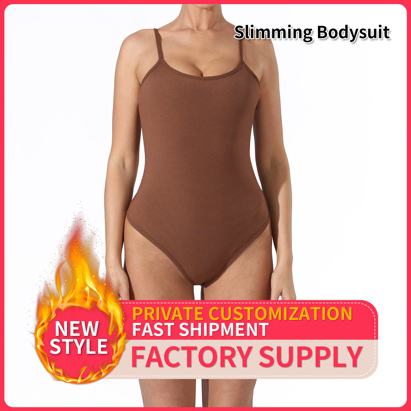 Women's Fashion Simple Solid Color Bodysuit - Hiccupzz