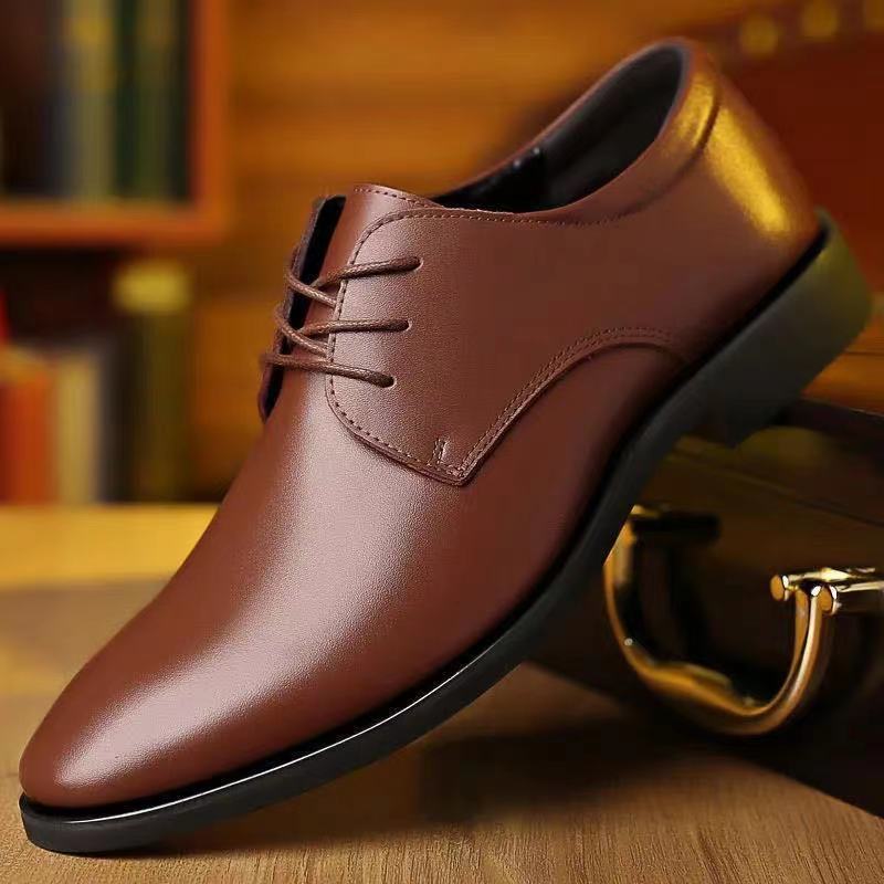 Men's Casual Business Formal Wear Leather Shoes - Hiccupzz