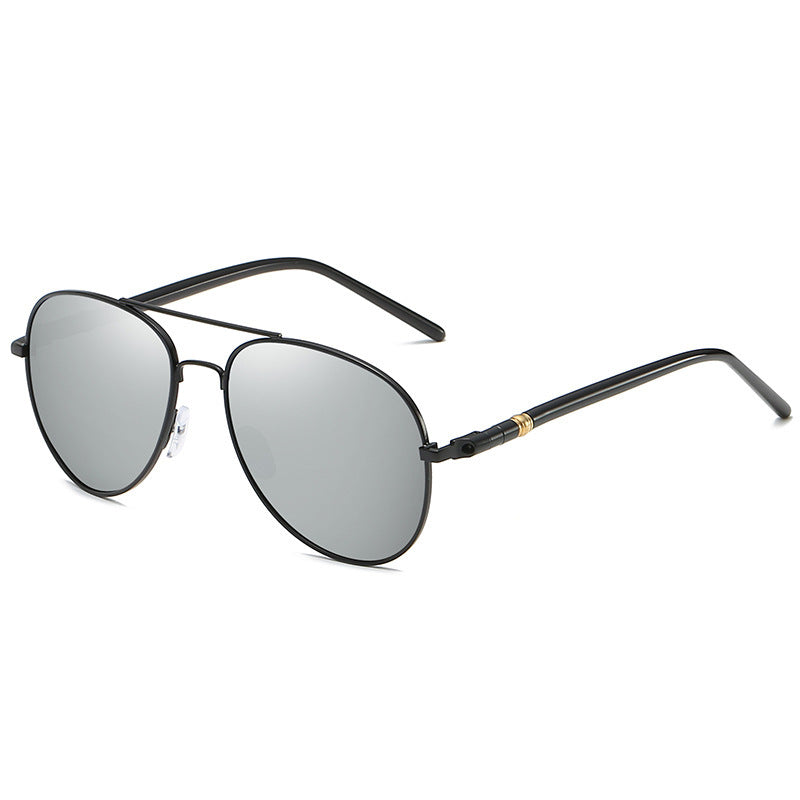 Polarized Sunglasses Men's Metal Sunglasses Color Film Sunglasses - Hiccupzz