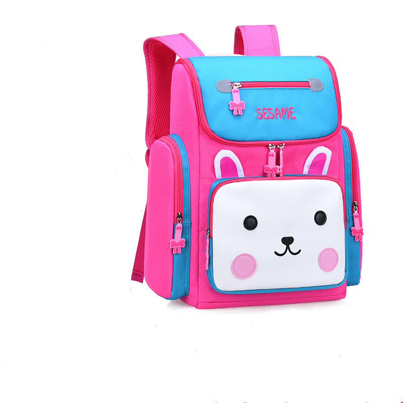 Cartoon Schoolbag Shoulders Lightweight Cute Children Waterproof Bag - Hiccupzz