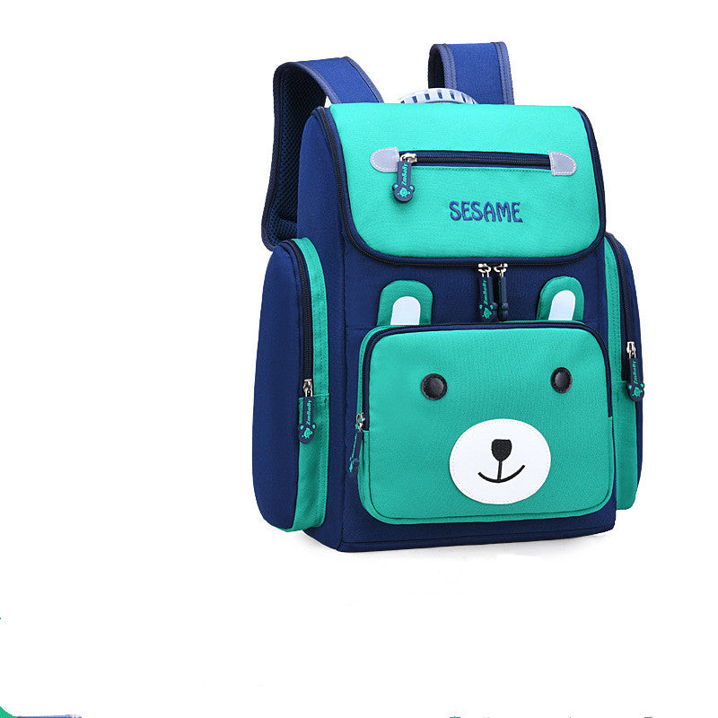 Cartoon Schoolbag Shoulders Lightweight Cute Children Waterproof Bag - Hiccupzz