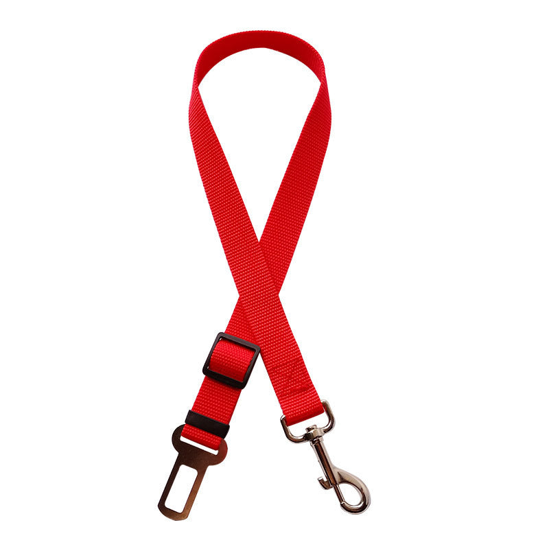 Adjustable Pet Cat Dog Car Seat Belt Pet Seat Vehicle Dog Harness Lead Clip Safety Lever Traction Dog Collars Dogs Accessoires Pets Products - Hiccupzz