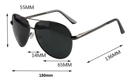 Sunglasses Men's New Sunglasses Trendy Driver Mirror Driving Driving Glasses Men's Fishing Polarized Sunglasses - Hiccupzz