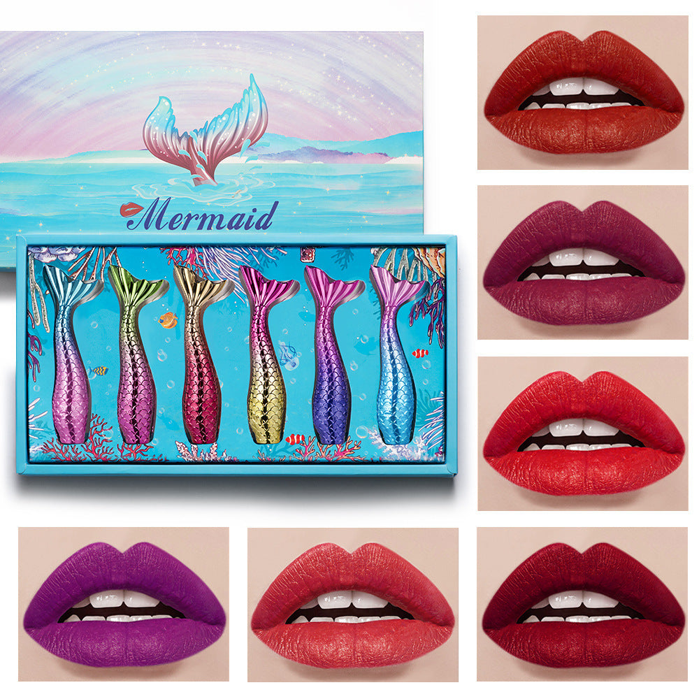 Not Easy To Fade Lipstick Lip Lipstick Set Color Matte - Hiccupzz