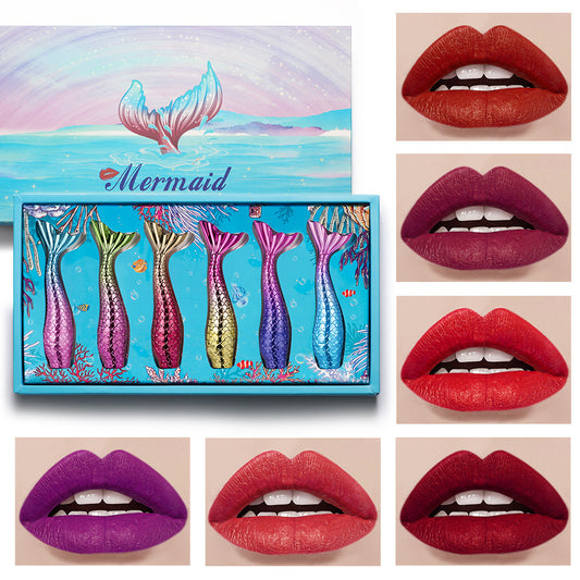 Not Easy To Fade Lipstick Lip Lipstick Set Color Matte - Hiccupzz