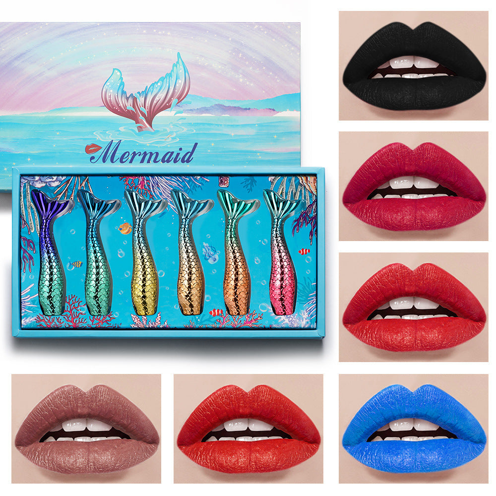Not Easy To Fade Lipstick Lip Lipstick Set Color Matte - Hiccupzz