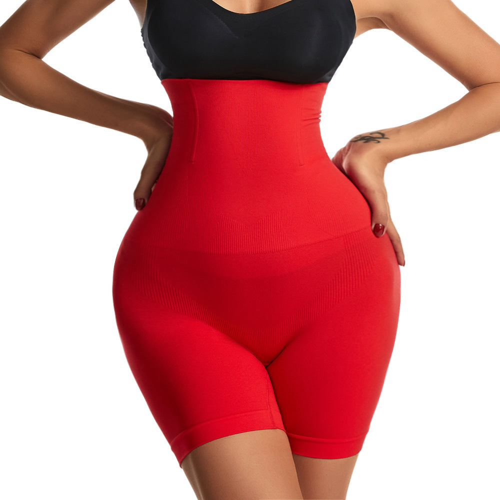 Womens High Waist Firm Tummy Control Shapewear Shorts Bodysuit - Seamless Mid-Thigh Slimmer - Comfortable Panty Style for a Sleek Silhouette - Ideal for Ladies - Hiccupzz