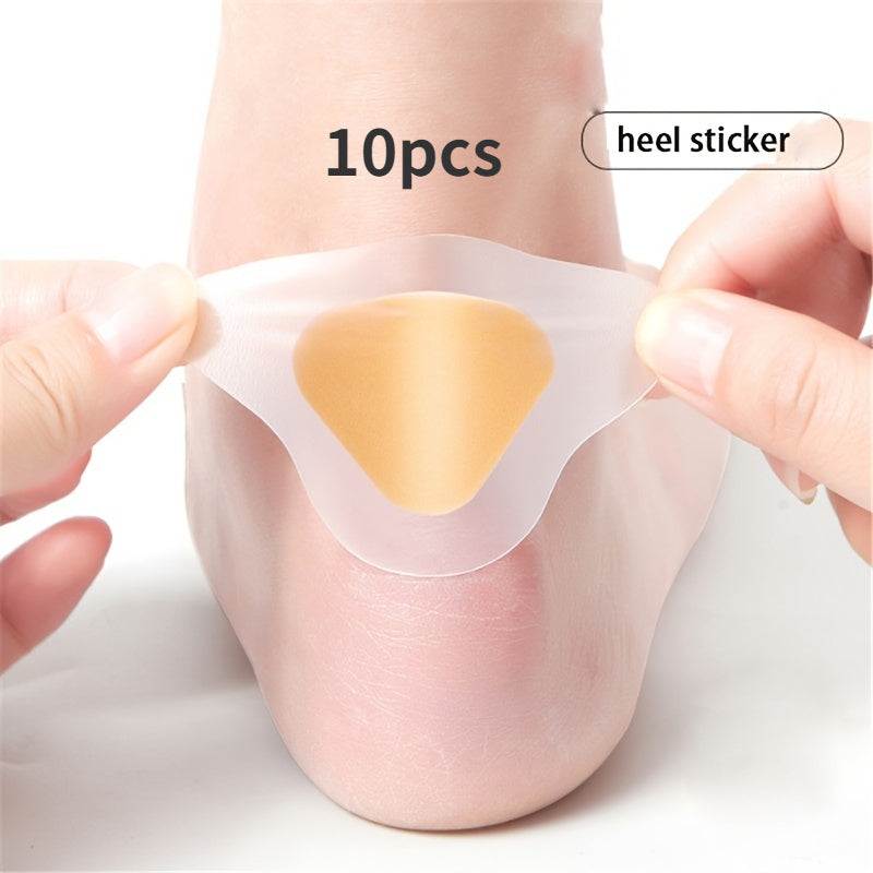 Gel Heel Protectors: Sticky Blister Pads and Heel Liner Shoe Stickers for Foot Care (10/20 pcs) - Hiccupzz