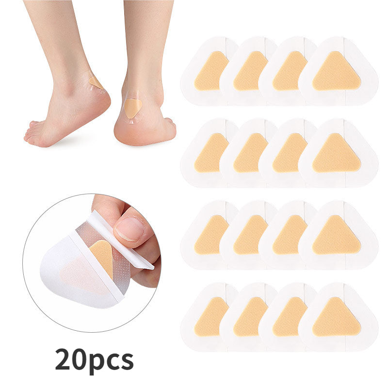 Gel Heel Protectors: Sticky Blister Pads and Heel Liner Shoe Stickers for Foot Care (10/20 pcs) - Hiccupzz