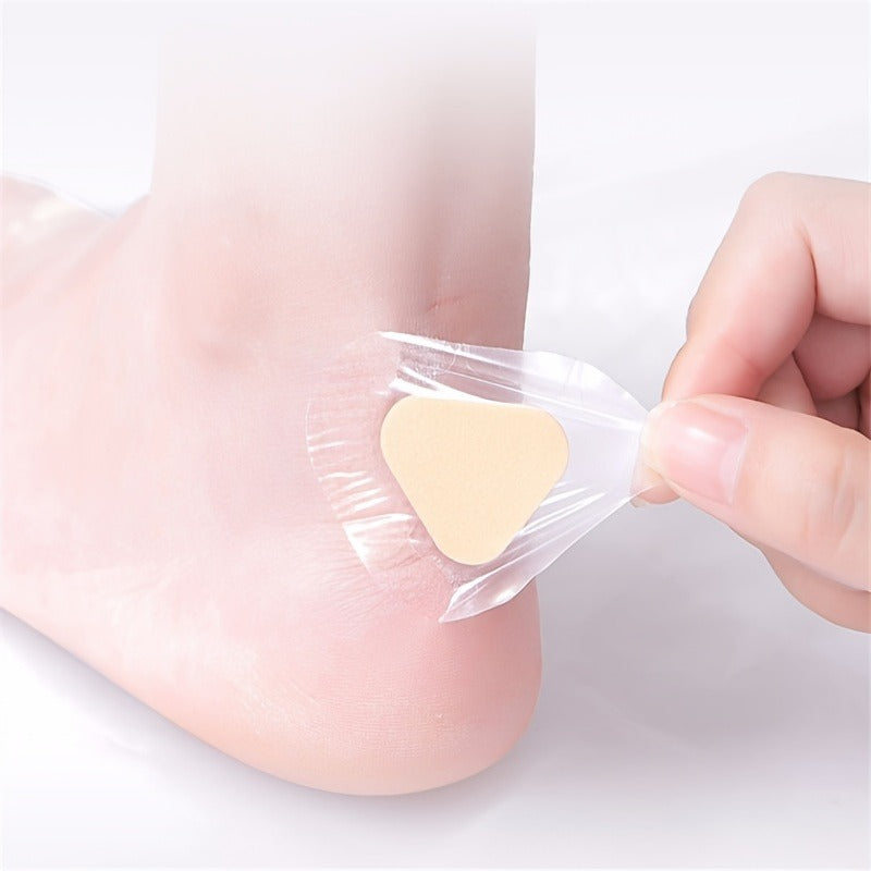 Gel Heel Protectors: Sticky Blister Pads and Heel Liner Shoe Stickers for Foot Care (10/20 pcs) - Hiccupzz