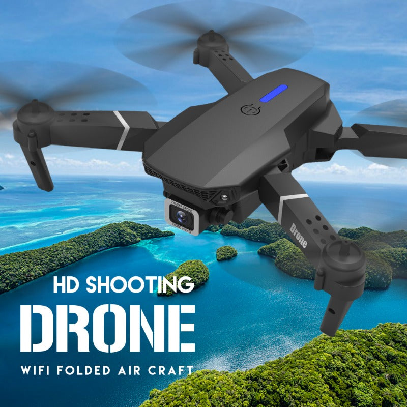 Foldable KBDFA E88 Drone with HD Camera, Obstacle Avoidance, and WIFI Control - Hiccupzz