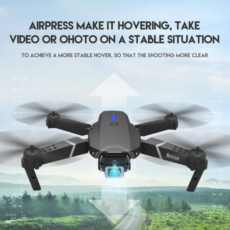 Foldable KBDFA E88 Drone with HD Camera, Obstacle Avoidance, and WIFI Control - Hiccupzz