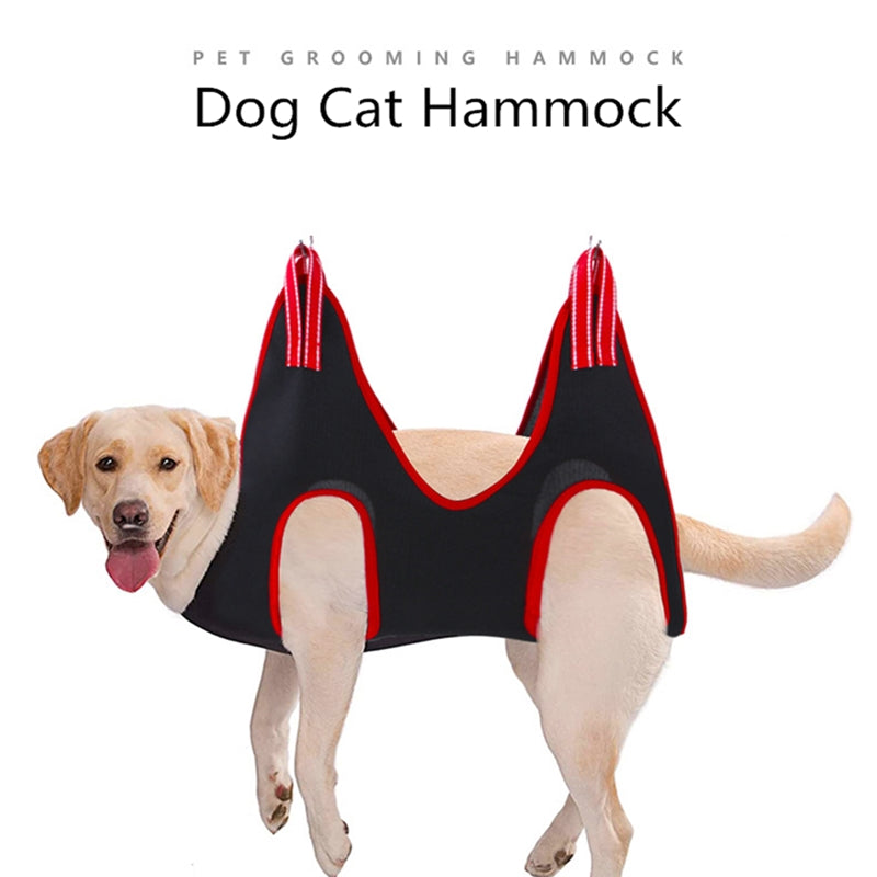 Pet Grooming Hammock For Dog & Cat, Cat Hammock Restraint Bag For Bathing Trimming Nail Clipping - Hiccupzz