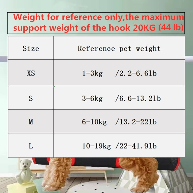 Pet Grooming Hammock For Dog & Cat, Cat Hammock Restraint Bag For Bathing Trimming Nail Clipping - Hiccupzz
