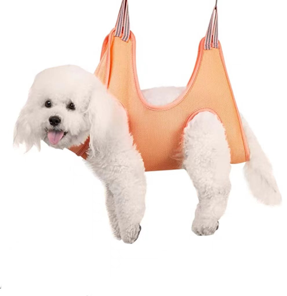 Pet Grooming Hammock For Dog & Cat, Cat Hammock Restraint Bag For Bathing Trimming Nail Clipping - Hiccupzz