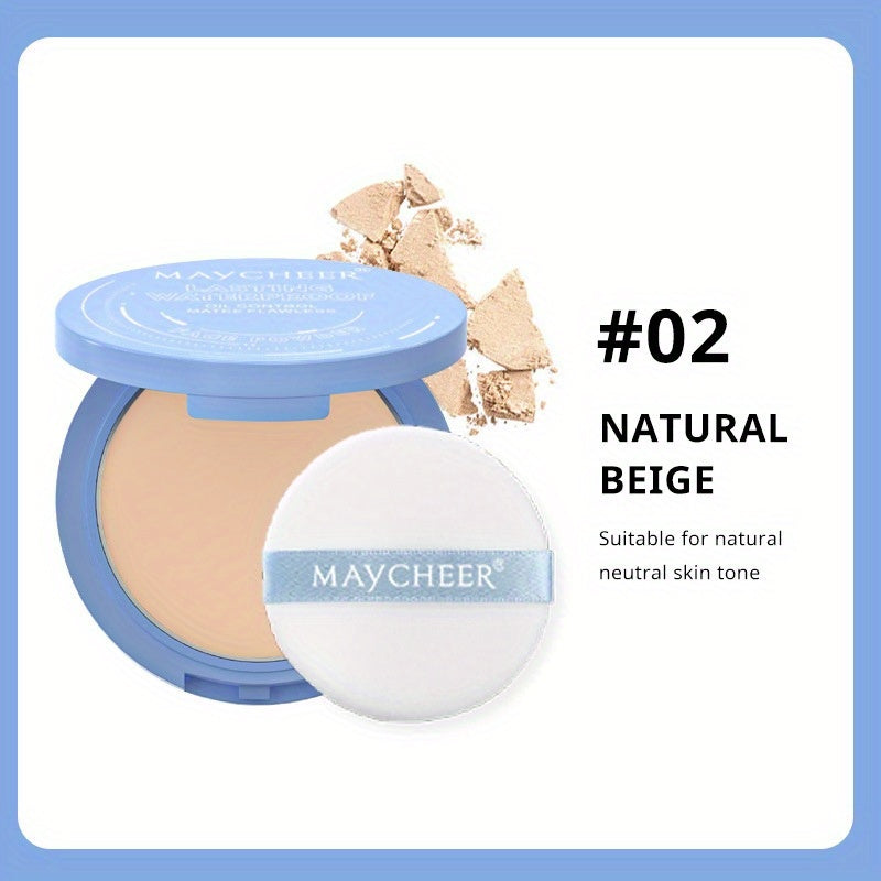 3 colors Matte Face Powder - Long Lasting Oil Control Setting Powder for Flawless Makeup with Puff Included - Hiccupzz