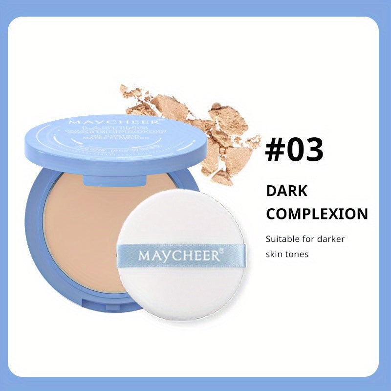 3 colors Matte Face Powder - Long Lasting Oil Control Setting Powder for Flawless Makeup with Puff Included - Hiccupzz