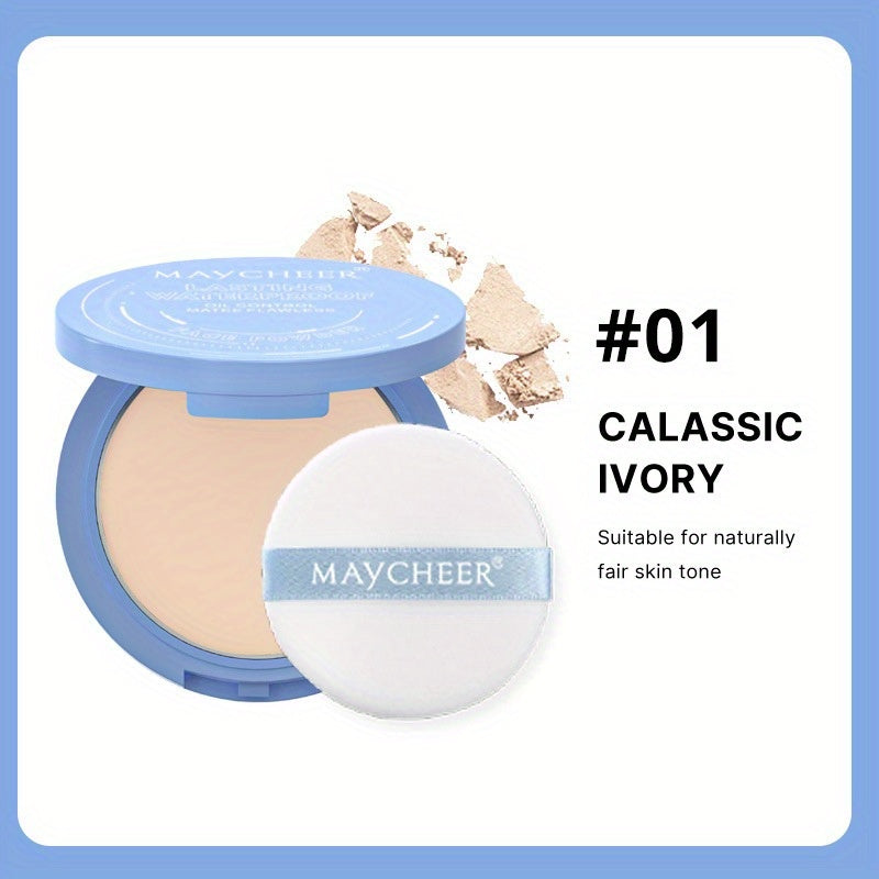 3 colors Matte Face Powder - Long Lasting Oil Control Setting Powder for Flawless Makeup with Puff Included - Hiccupzz