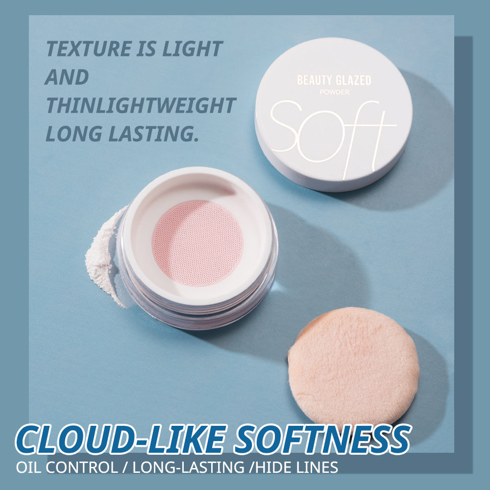 Oil-Control Loose Powder - Long-Lasting, Waterproof, Sweatproof, Matte Finish for Flawless Makeup - Hiccupzz